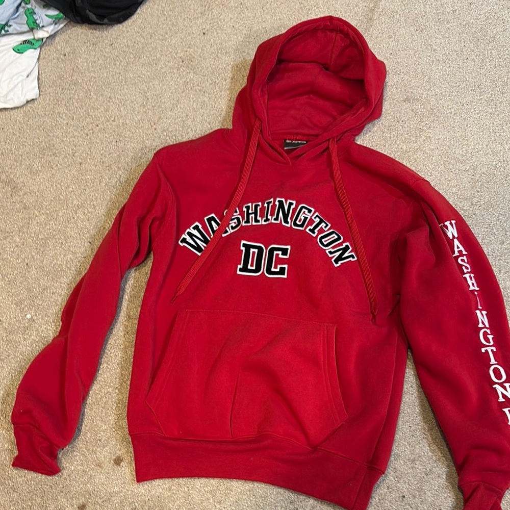 Red Washington DC Hoodie